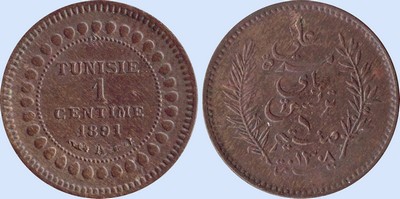 1 Centime 1891